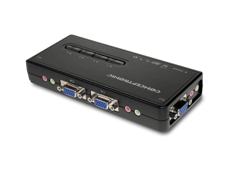 Conceptronic 4-Port PS/2 VGA KVM Switch with Audio – image 6