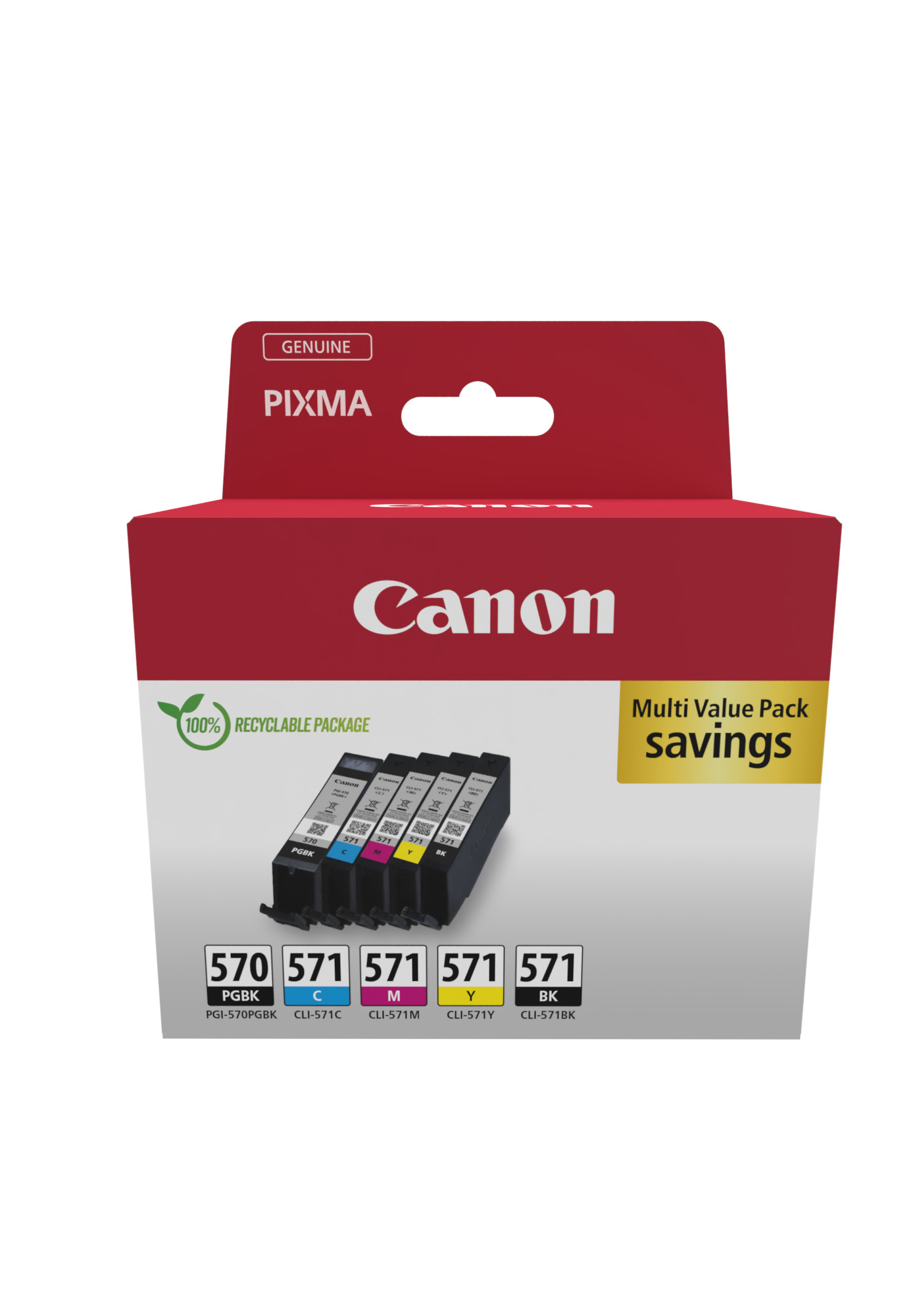Canon PGI-570BK / CLI-571 BK/C/M/Y Ink Cartridge Multipack — Canon UK Store