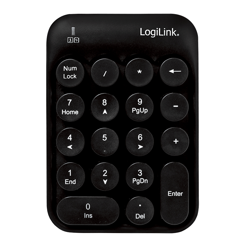 LogiLink ID0173 numeric keypad Universal RF Wireless Black – image 5