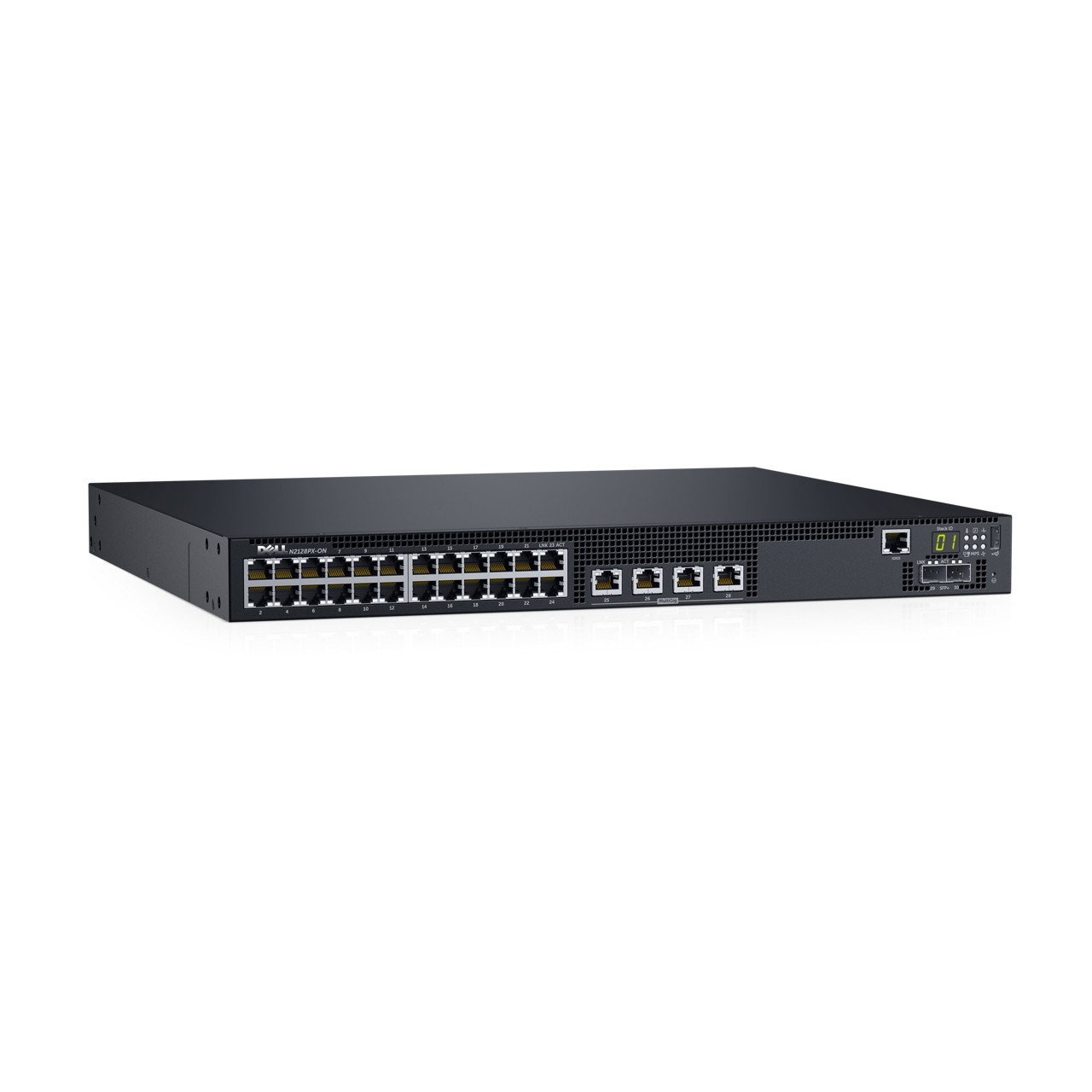 Dell N2128PX-ON Managed L3 Gigabit Ethernet (10/100/1000) Power over Ethernet (PoE) 1U Black – image 2