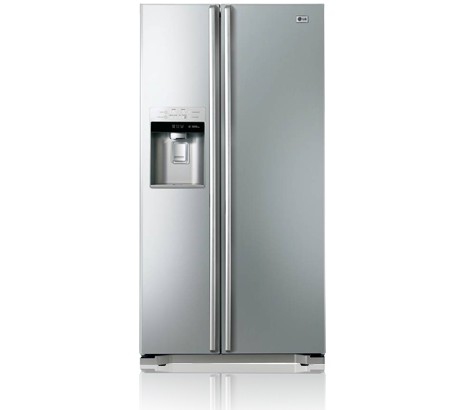 LG GW-L227HNXZ side-by-side refrigerator Freestanding Stainless steel – image 1
