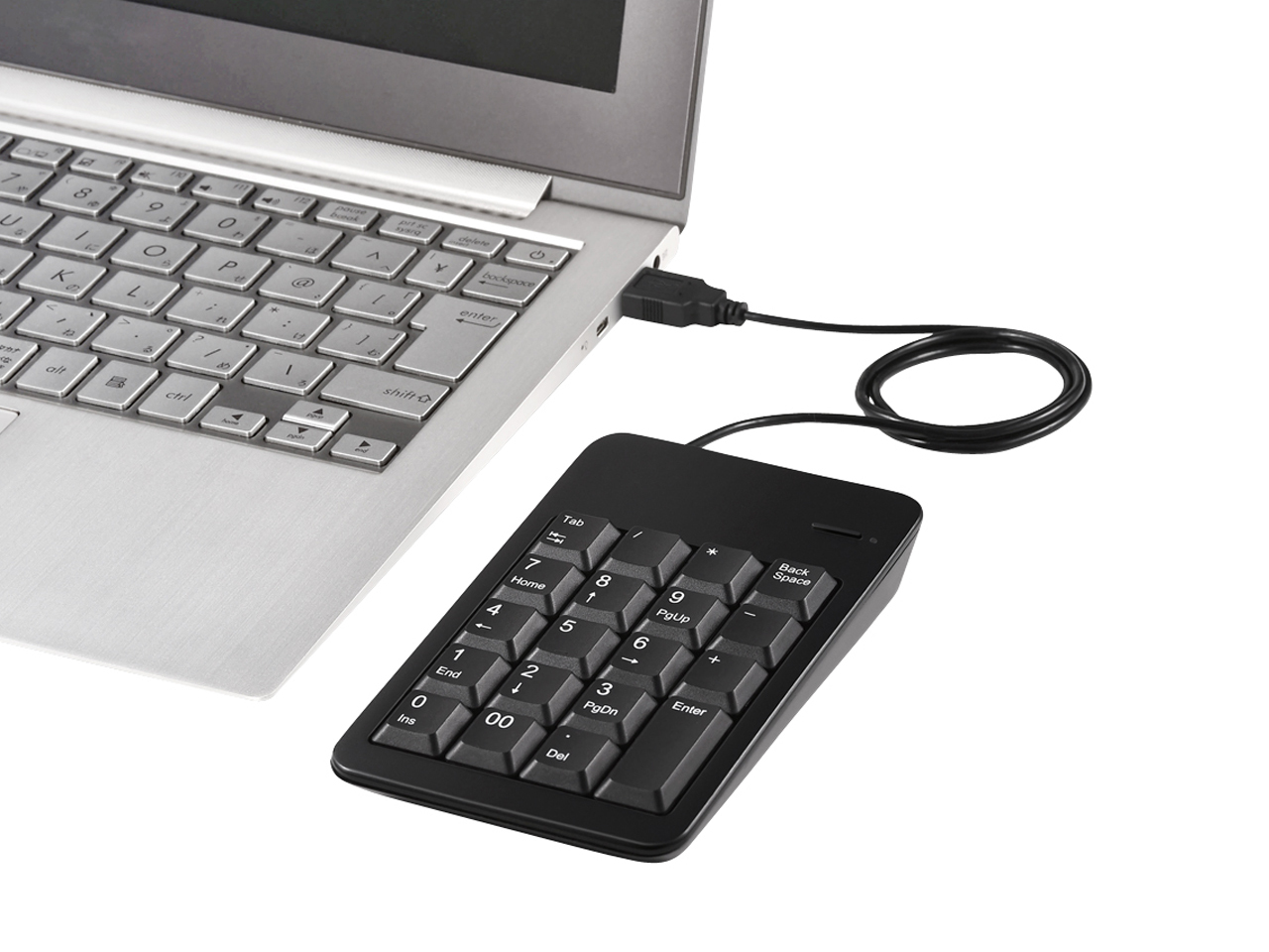 Buffalo BSTK100BK numeric keypad Laptop USB Black – image 3