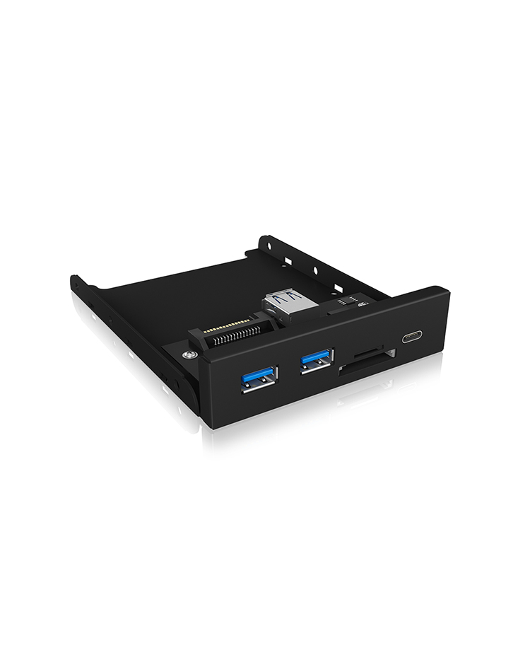 ICY BOX IB-HUB1417-i3 USB 3.2 Gen 1 (3.1 Gen 1) Type-A 5000 Mbit/s Svart