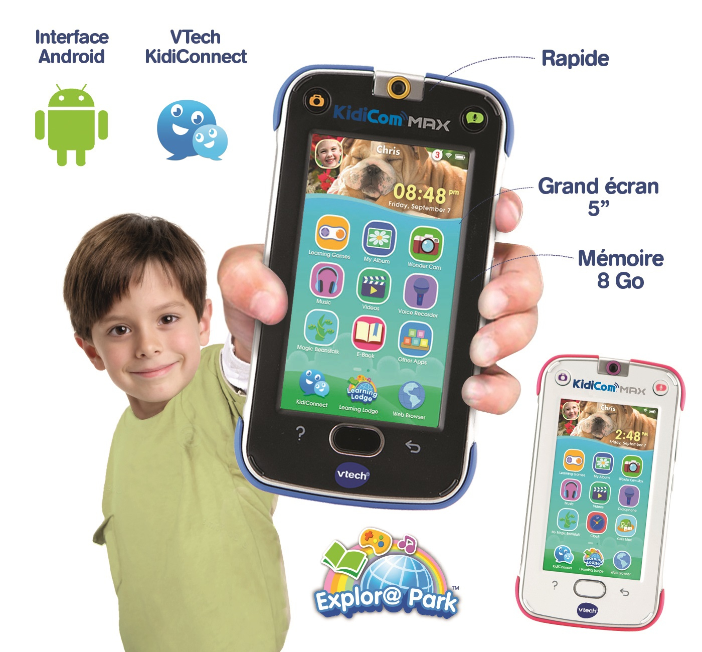 VTech KidiCom Max Bleu – image 7