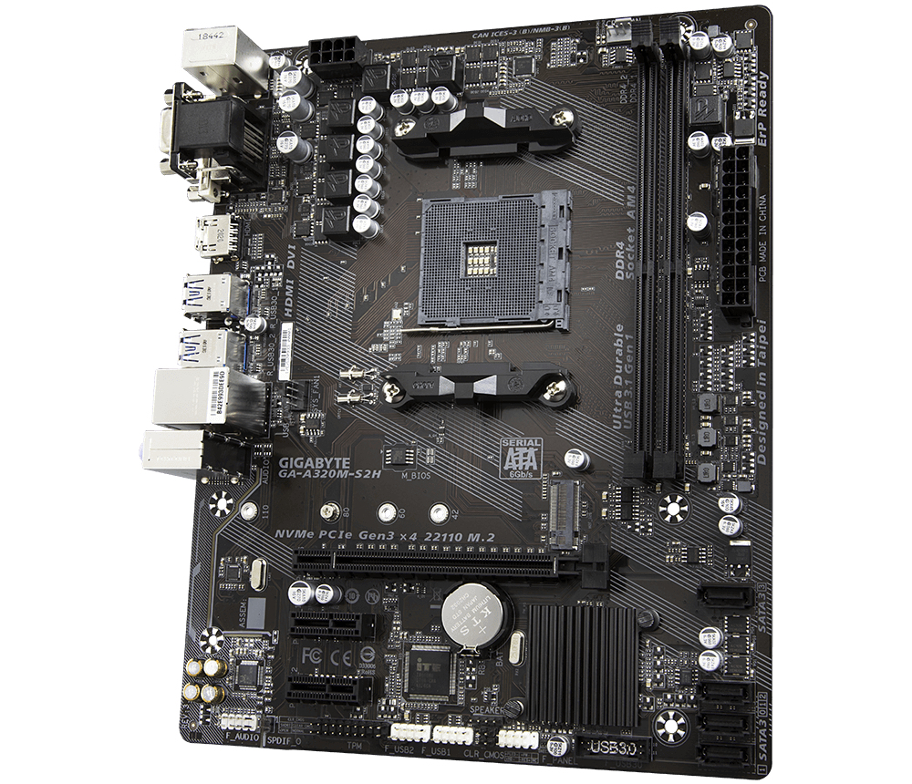 GIGABYTE Board GA-A320M-S2H rev. 3.x – image 4