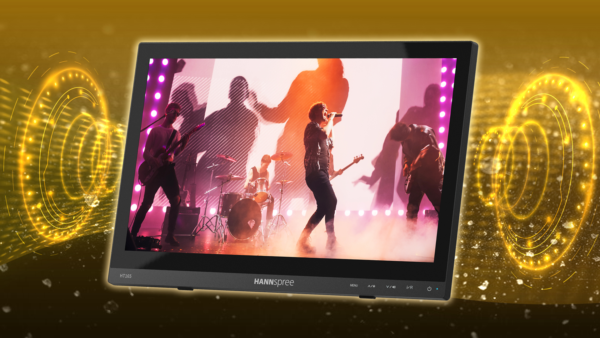 Hannspree 39.6cm (15,6) HT165HPB 16:9  M-Touch HDMI black TFT Touch