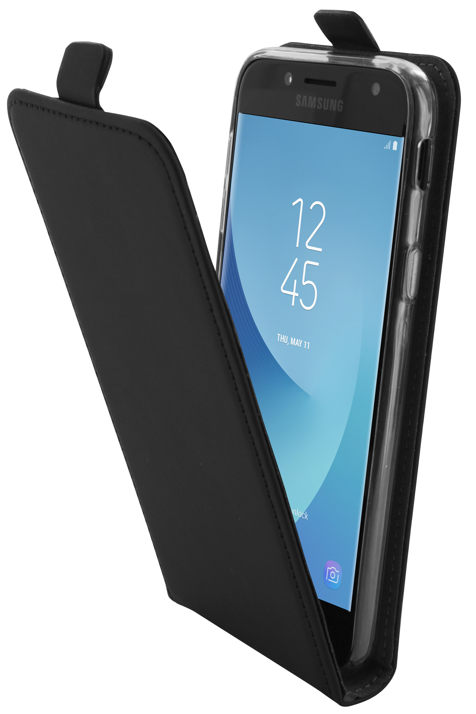 Mobiparts Premium Flip TPU Case Samsung Galaxy J5 (2017) Black