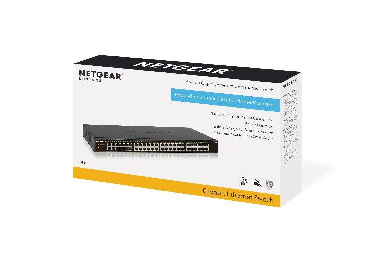 NETGEAR GS348PP Unmanaged Gigabit Ethernet (10/100/1000) Power over Ethernet (PoE) Black – image 7