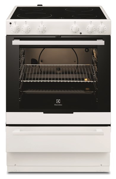 Electrolux EKC6011BOW Freestanding cooker Electric Black, White