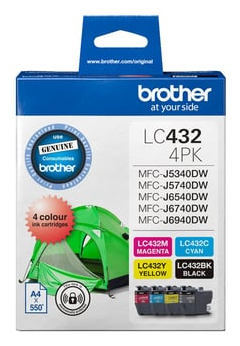 Brother LC4324PKS ink cartridge 4 pc(s) Original Black, Cyan, Magenta, Yellow – image 2
