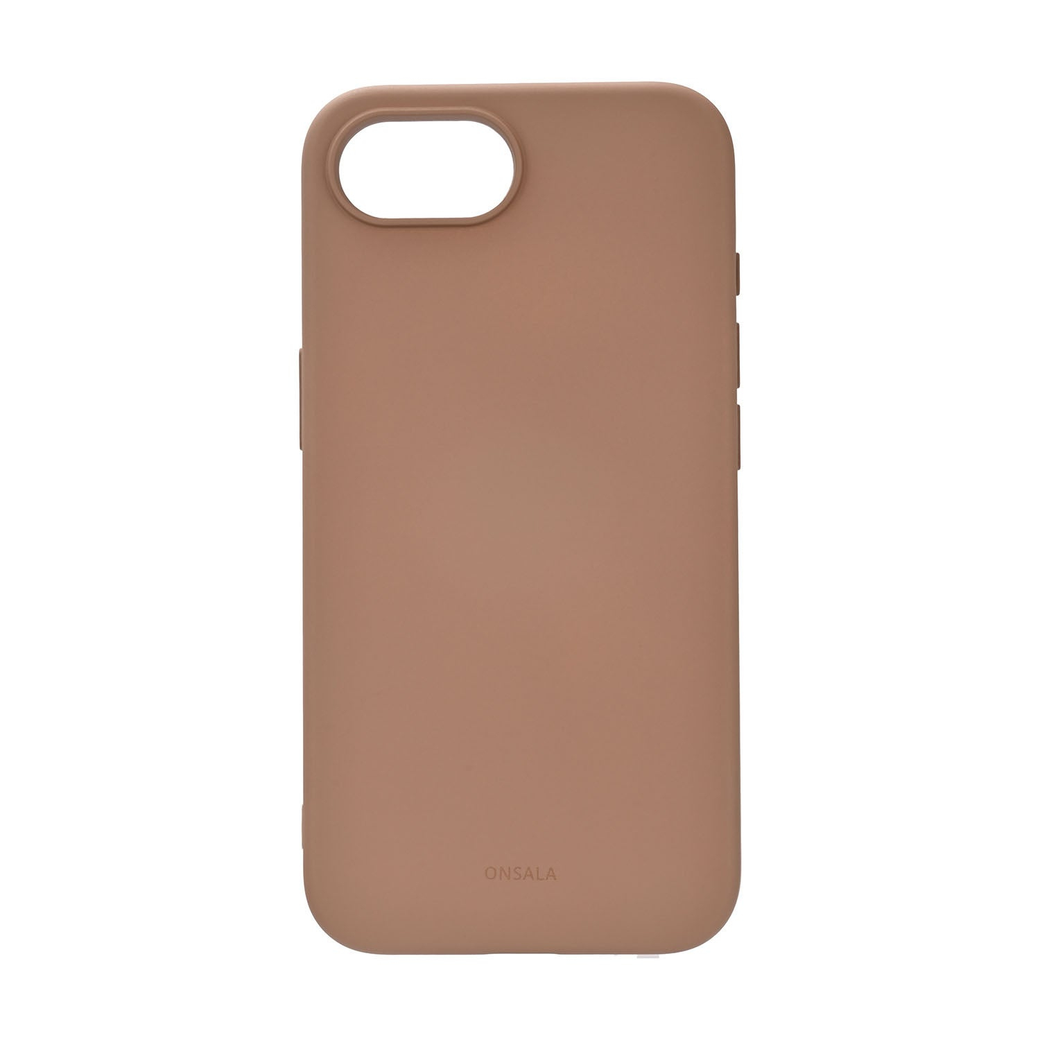 Onsala Phone Case Silicone Touch Chocolate - iPhone 16e/17e