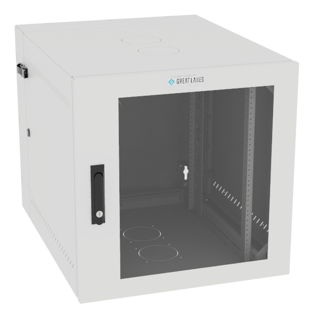 Vertiv VR Rack GL24WMCMP-W-SH-00-00 cabinet 12U Wall mounted White