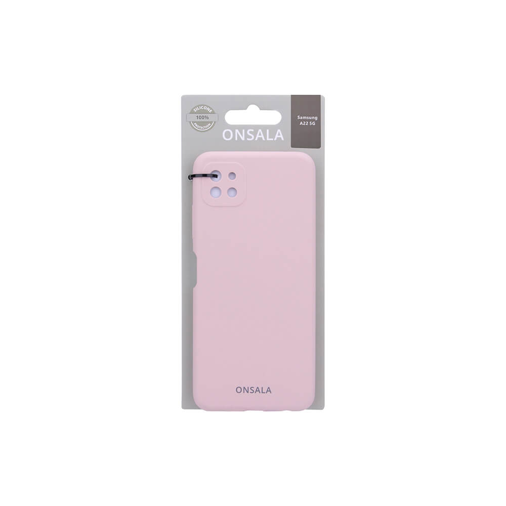 Onsala Phone Case Silicone Sand Pink - Samsung A22 – image 2