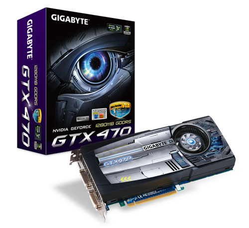 GIGABYTE GV-N470OC-13I graphics card NVIDIA GeForce GTX 470