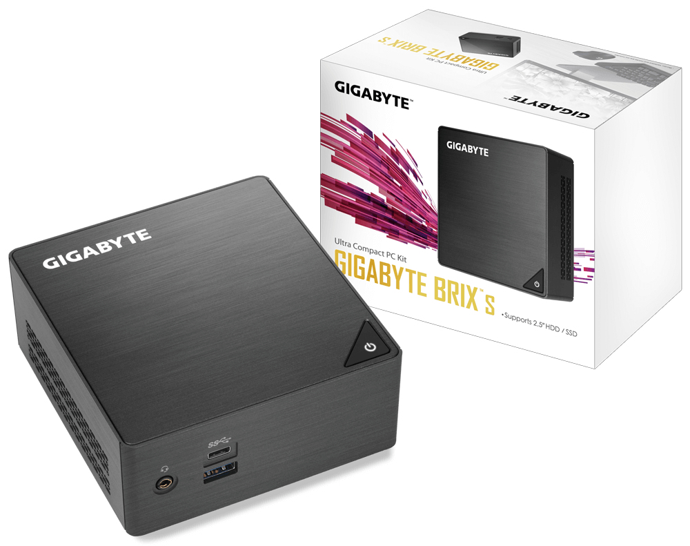 GIGABYTE GB-BLPD-5005 PC/workstation barebone Black J5005 BGA 1090