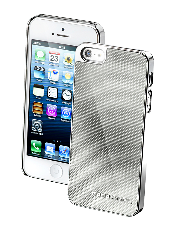 Cellularline MOMOCFIPHONE5SIL mobile phone case Cover Silver