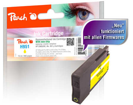 Peach 319861 ink cartridge Yellow