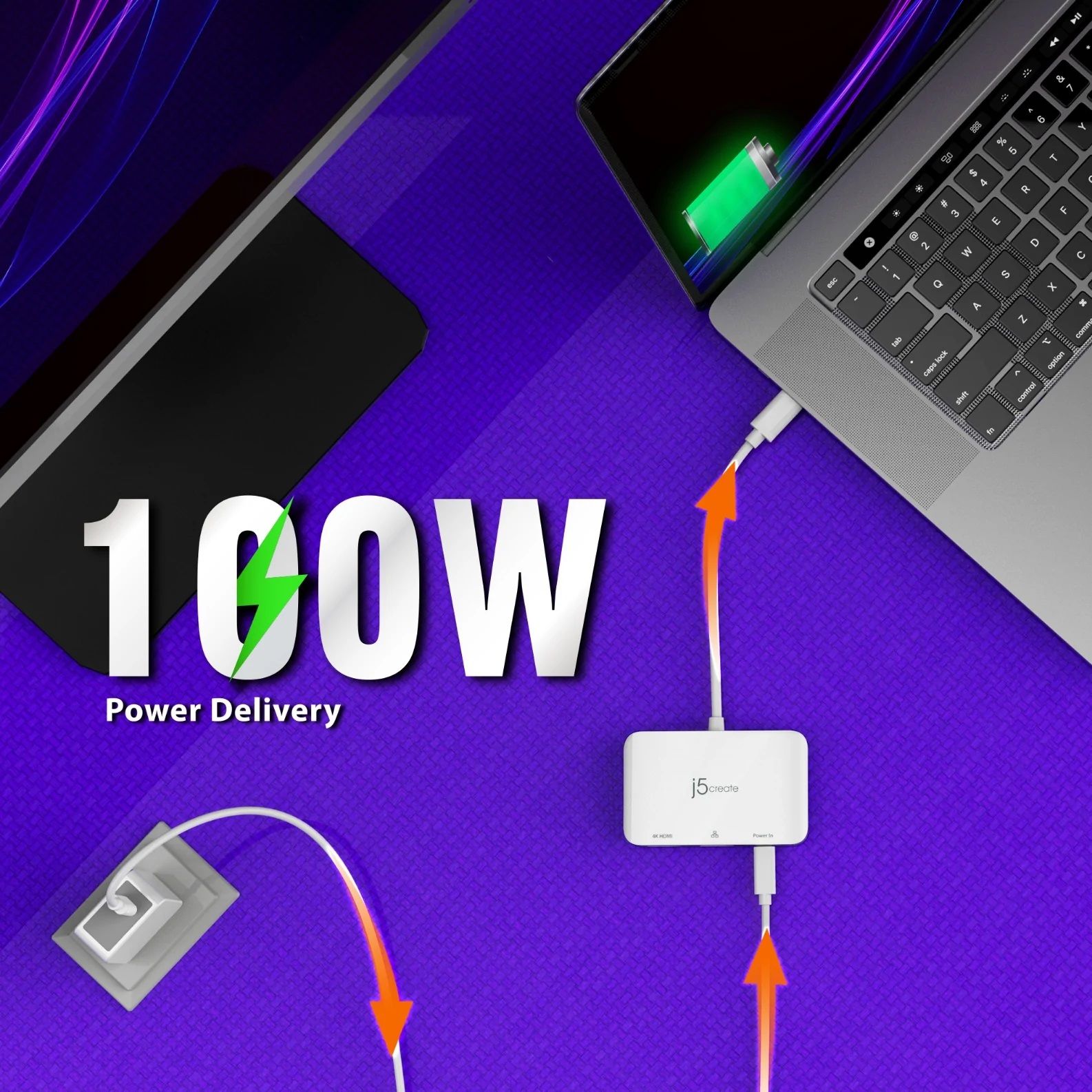 j5create JCA351-N USB-C® to 4K HDMI™ Ethernet Adapter – image 7
