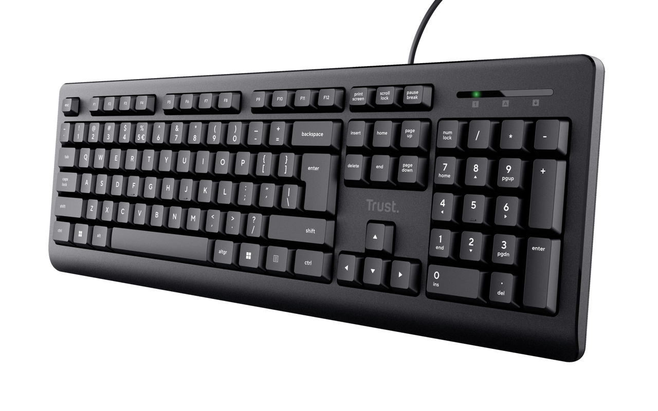 Trust Primo keyboard Office USB QWERTZ Hungarian Black