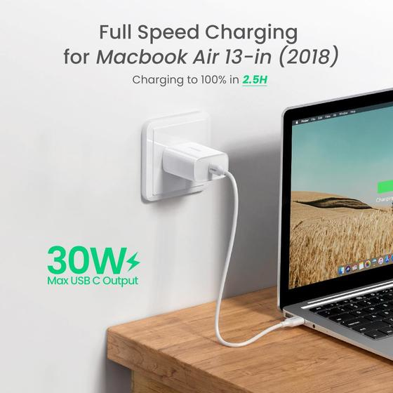 Ugreen 70149 mobile device charger Mobile phone, Other White AC Fast charging Indoor – image 2