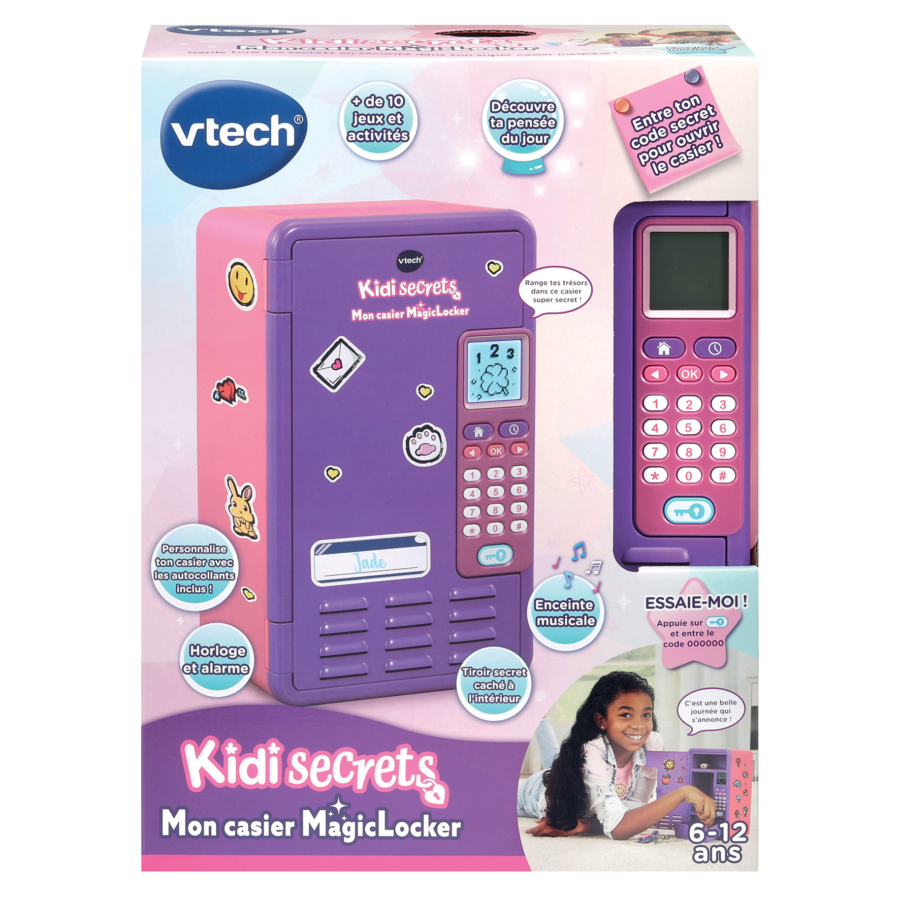 Resim VTech 80-554155 Pembe Plastik Kilitli Dolap Oyuncak
