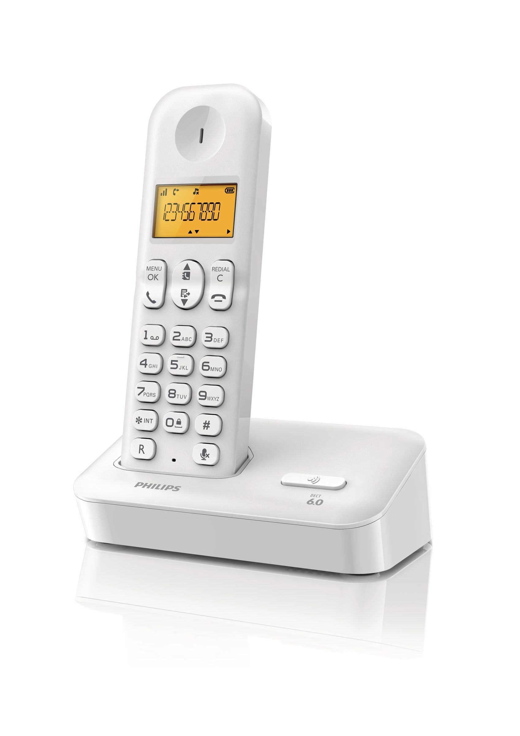 Philips D1501W/77 telephone Caller ID White – image 1