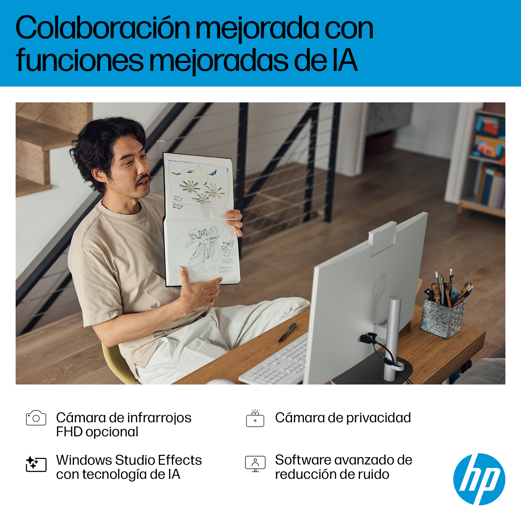 PC All in One HP 24-ct2006ns - imagen 7