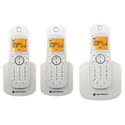 Motorola D10 DECT telephone Caller ID White – image 1