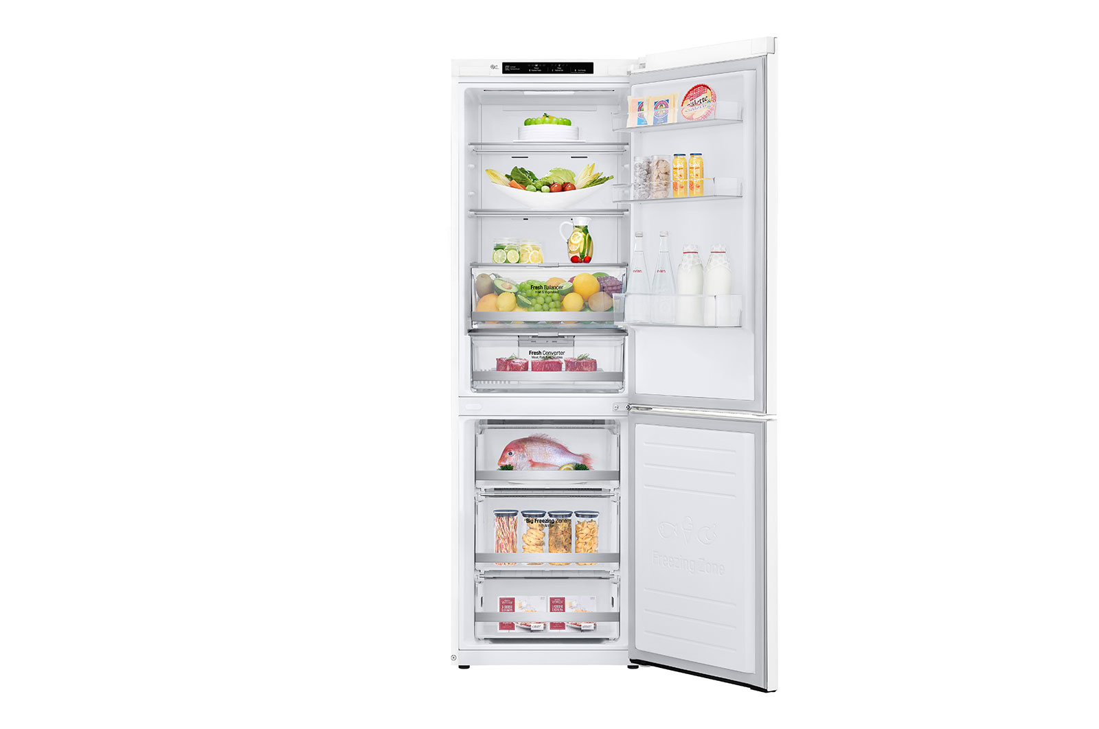 LG GBB71SWEZN fridge-freezer Freestanding – image 7