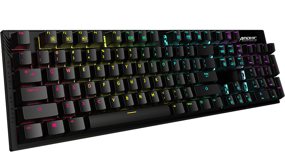 GIGABYTE K1 keyboard Gaming USB QWERTY English Black – image 2