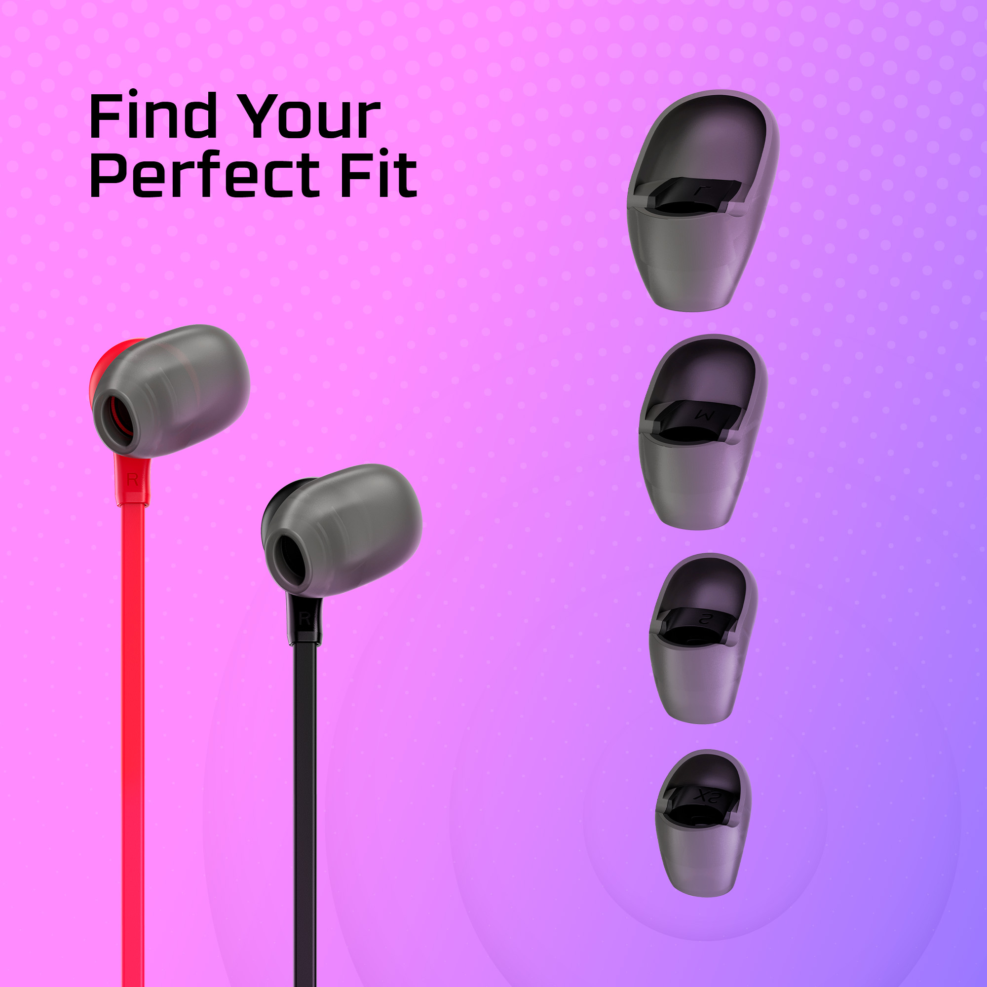 HyperX Cloud Earbuds II RED Gaming Earbuds with Mic – image 4