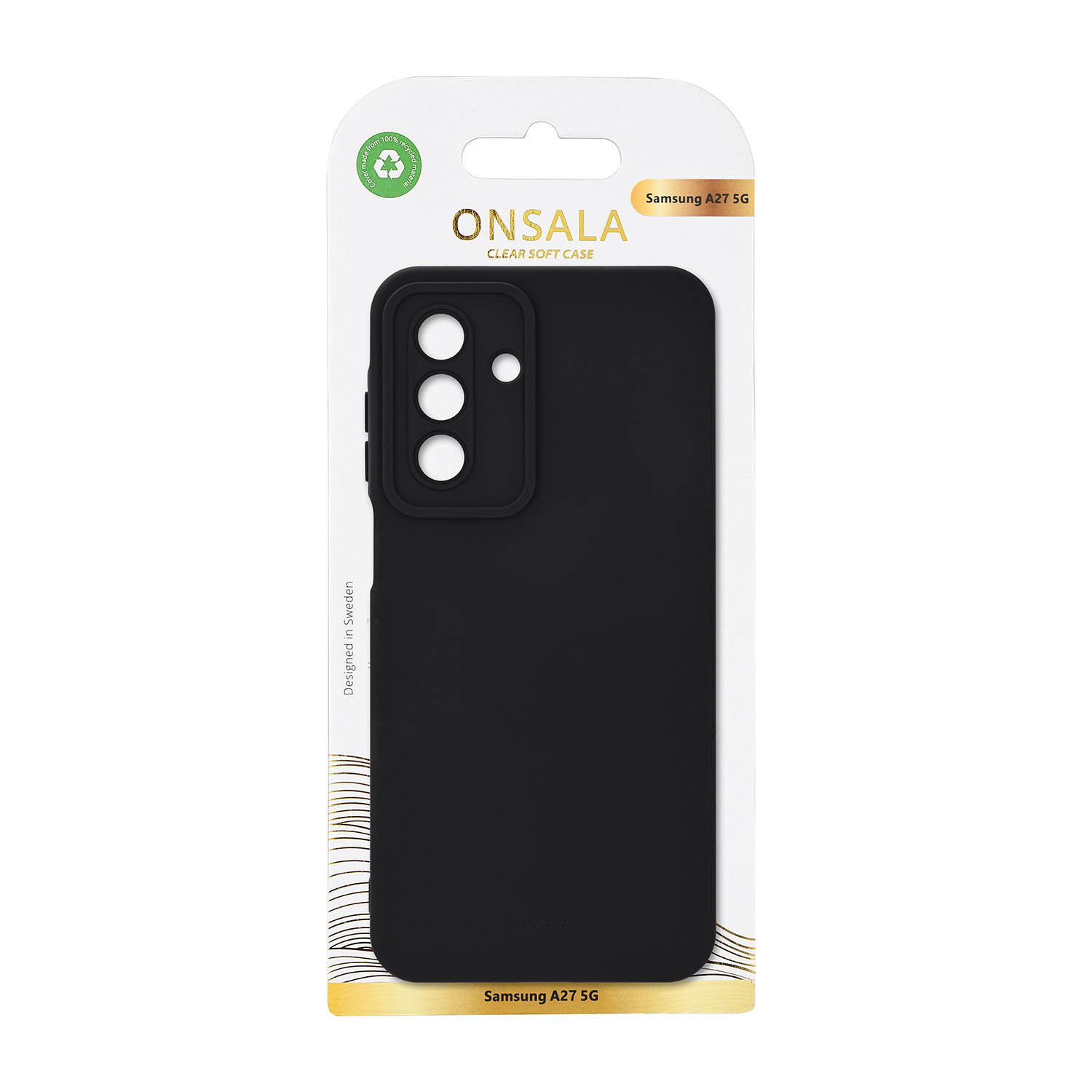 Onsala Phone Case with Silicone Feel Black - Samsung Galaxy A27 – image 2