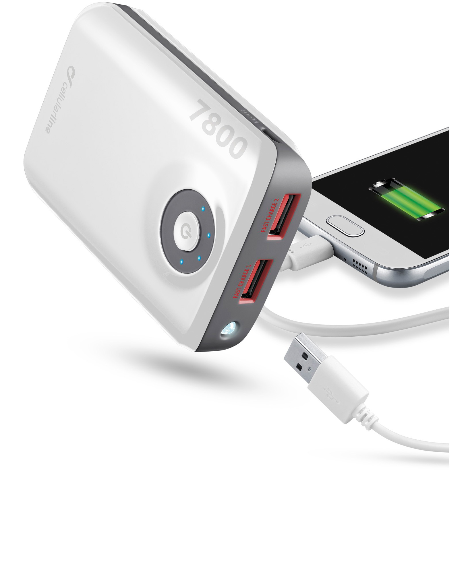 Cellularline Freepower Dual 7800 For Tablet - Universal