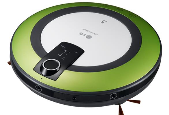 LG VR5906LM robot vacuum Black, Green, White