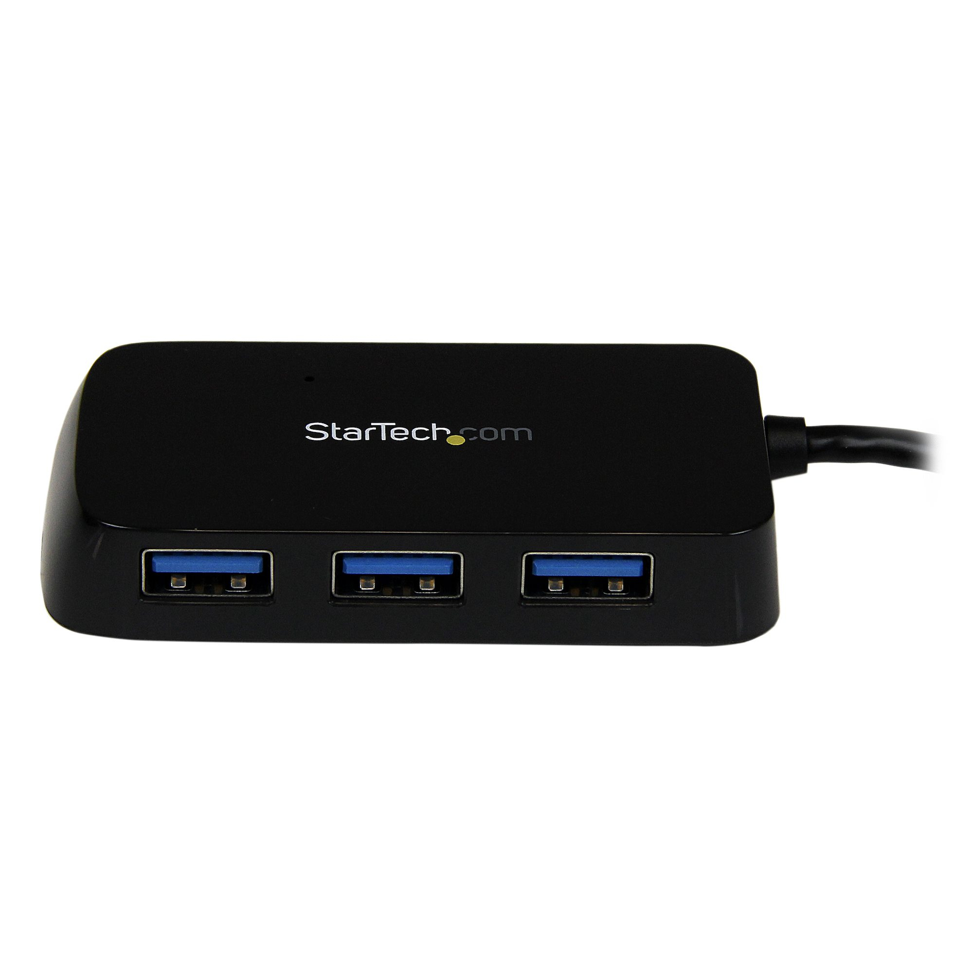 StarTech.com Portable 4 Port SuperSpeed Mini USB 3.0 Hub - 5Gbps - Black - TAA – image 2