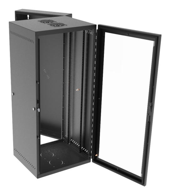 Vertiv GL48WMP-B-AF rack cabinet 25U Wall mounted rack Black – image 3