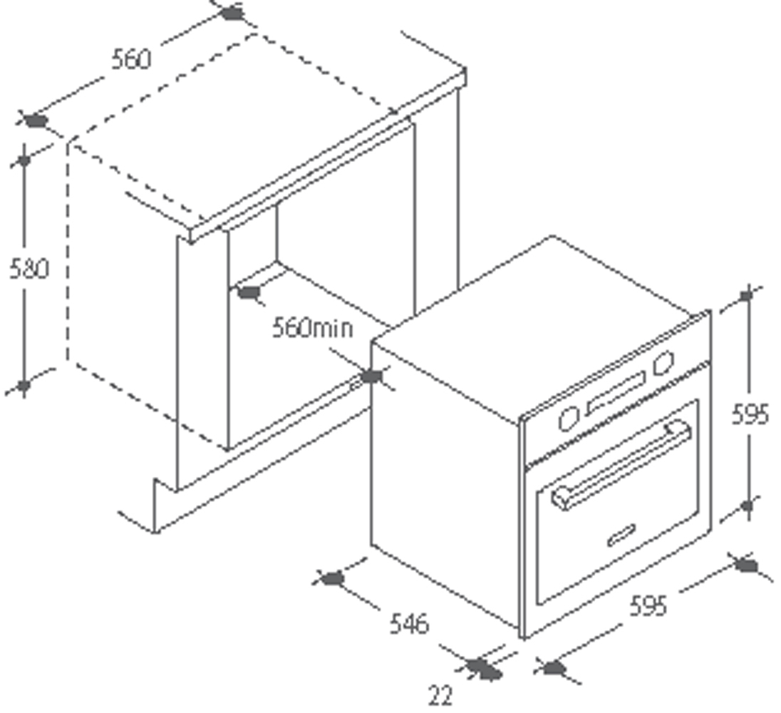 Candy FXH825VX oven – image 2