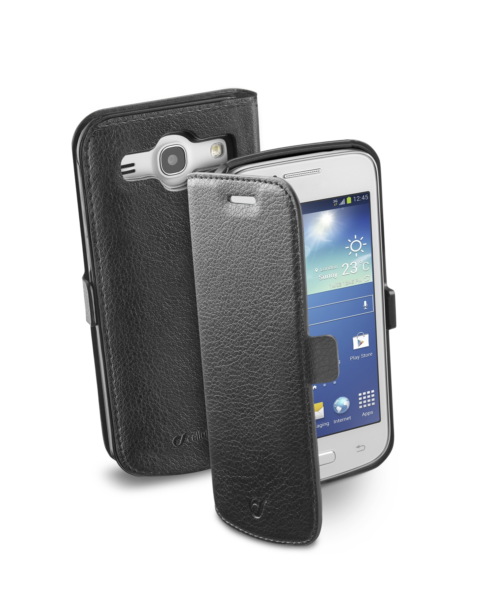 Cellularline BOOKESSGALCOREPLK mobile phone case Folio Black – image 1
