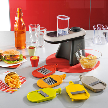 Tefal MB905 electric grater/spiralizer Beige, Black, Silver – image 3