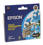 Epson T0472 ink cartridge Original Cyan