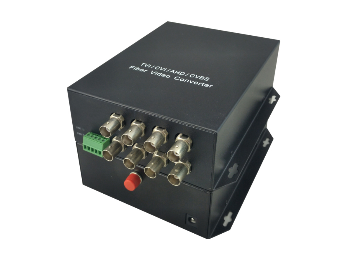 LevelOne 8-Channel BNC over Fiber Optic Extender Kit, 20km – image 5