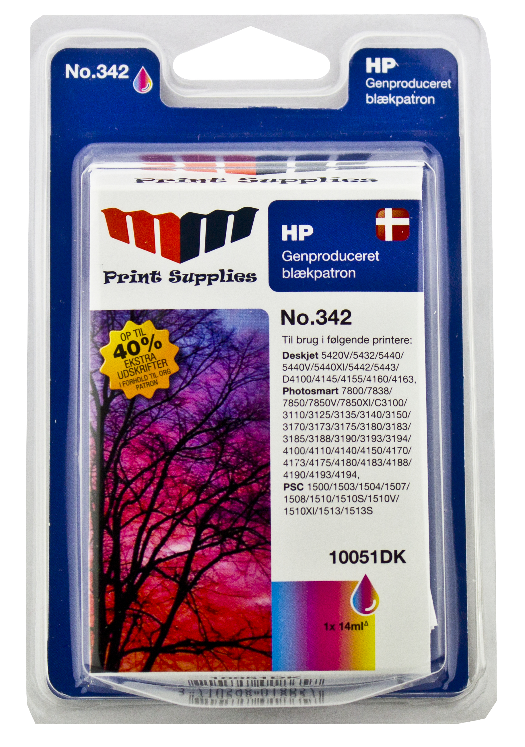 MM Color Inkjet Cartridge No.342 (C9361EE)
