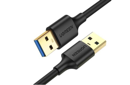 Cable USB-A 30 a USB-A 30 / 2 Metros / Macho a Macho / Conector Niquelado / Núcleo de Cobre Estañado / Blindaje Múltiple / Velocidad 5Gbps / No Requiere Controlador / Compatible con USB20 Y USB 11 10371 - 10371