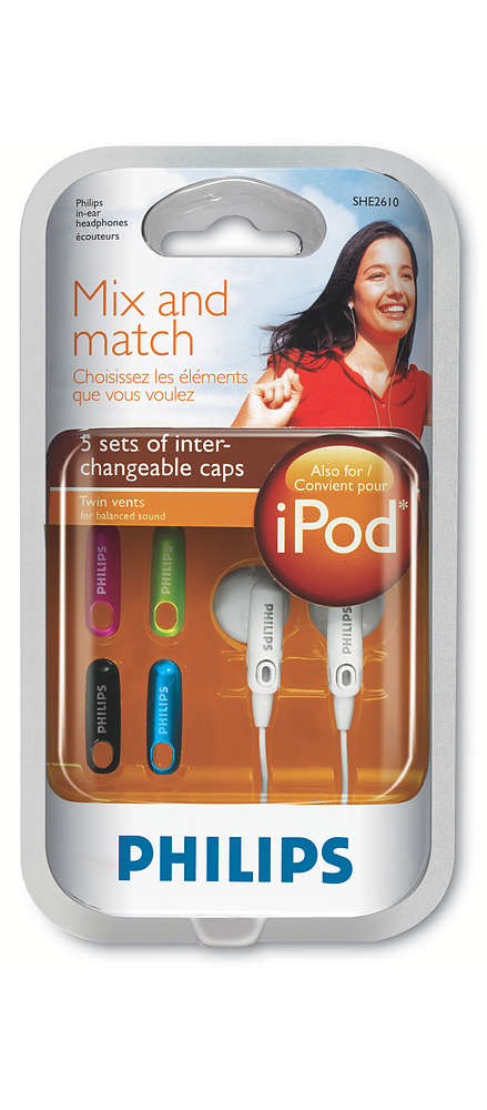 Philips SHE2610 In-Ear Headphones – image 3