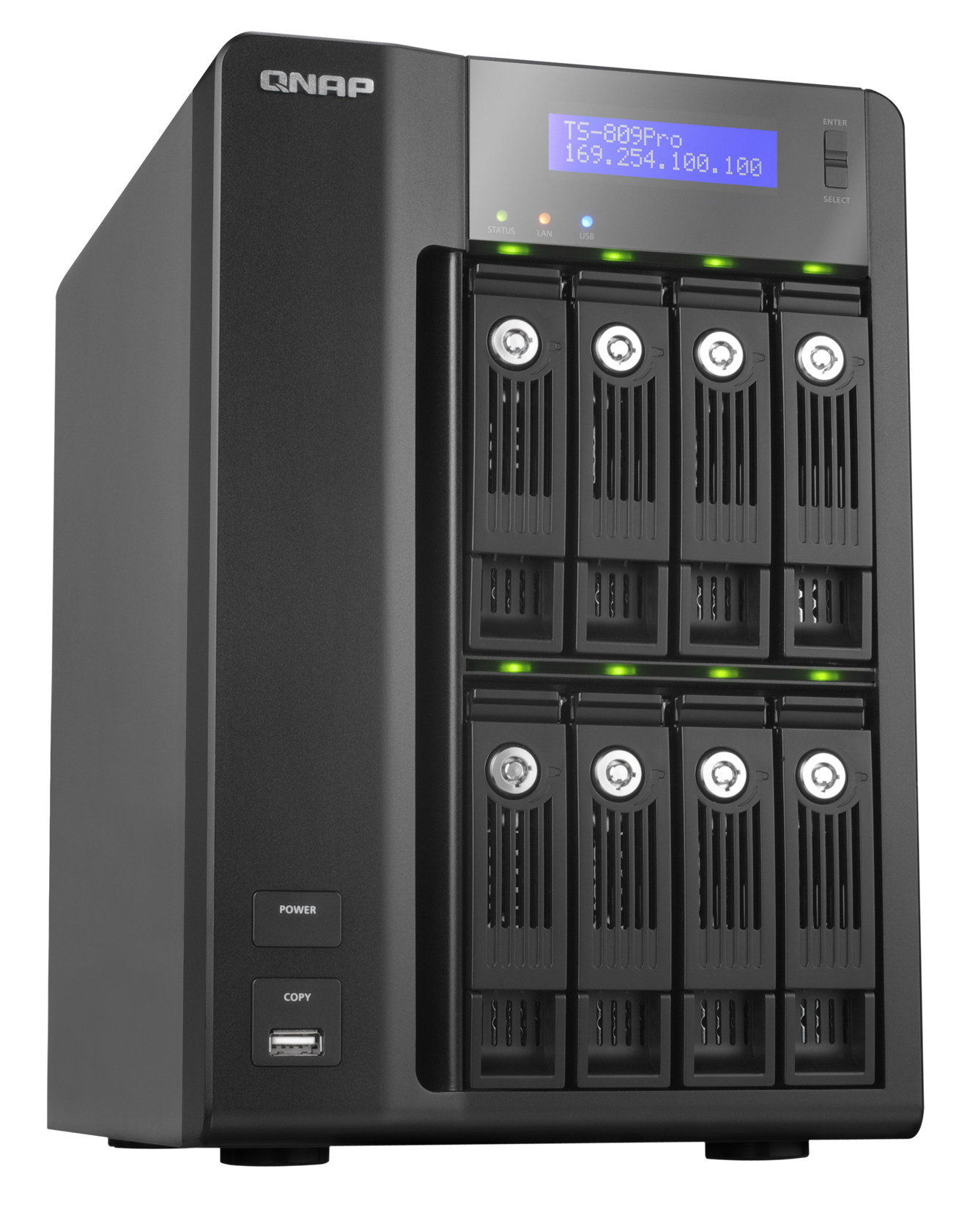 QNAP TS-809 Pro Turbo NAS – image 1