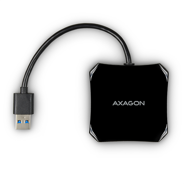 Axagon HUE-S1B interface hub USB 3.2 Gen 1 (3.1 Gen 1) Type-A 5000 Mbit/s Black – image 7