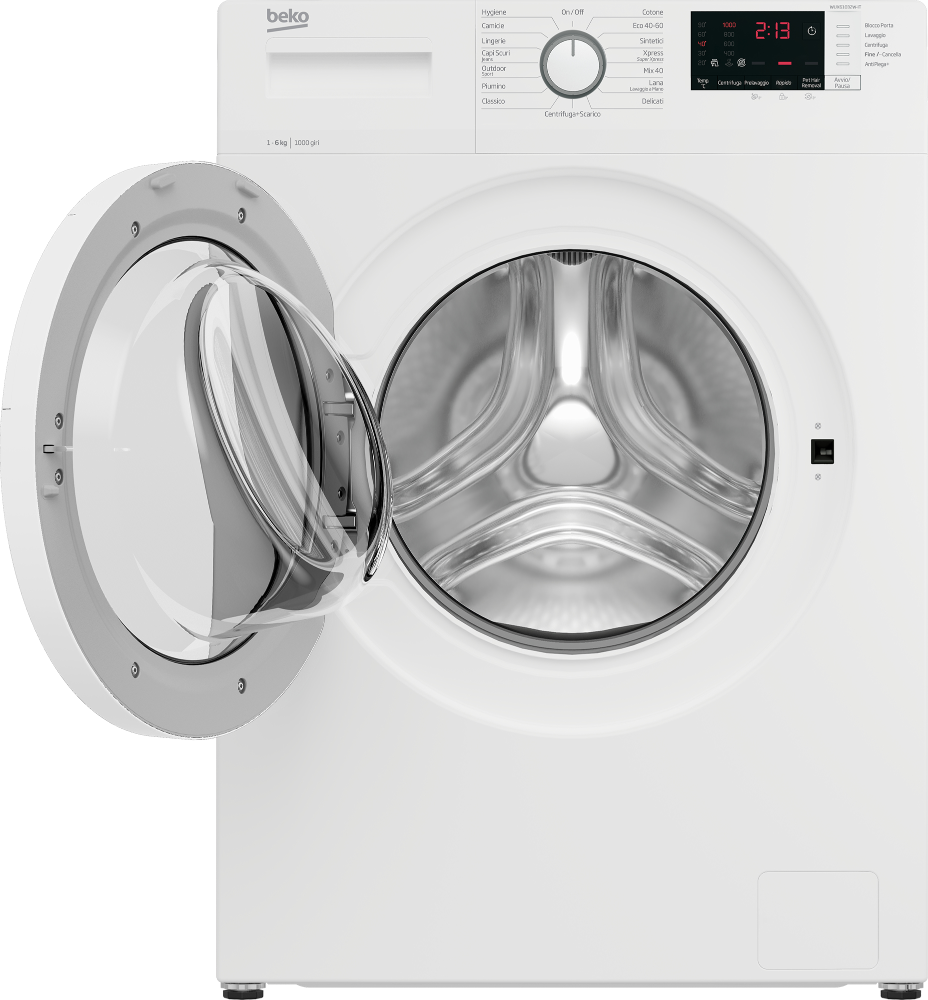 Beko WUX61032W-IT washing machine Front-load – image 3