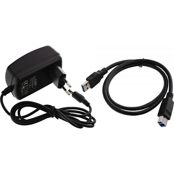 InLine 33285 laptop dock/port replicator Wired USB 3.2 Gen 1 (3.1 Gen 1) Type-B Black – image 3
