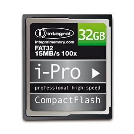 Integral 32GB i-Pro CF 100x Card