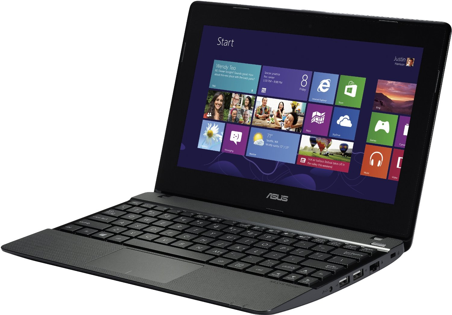 ASUS F102BA-DF047H AMD A4 A4-1200 Netbook – image 2